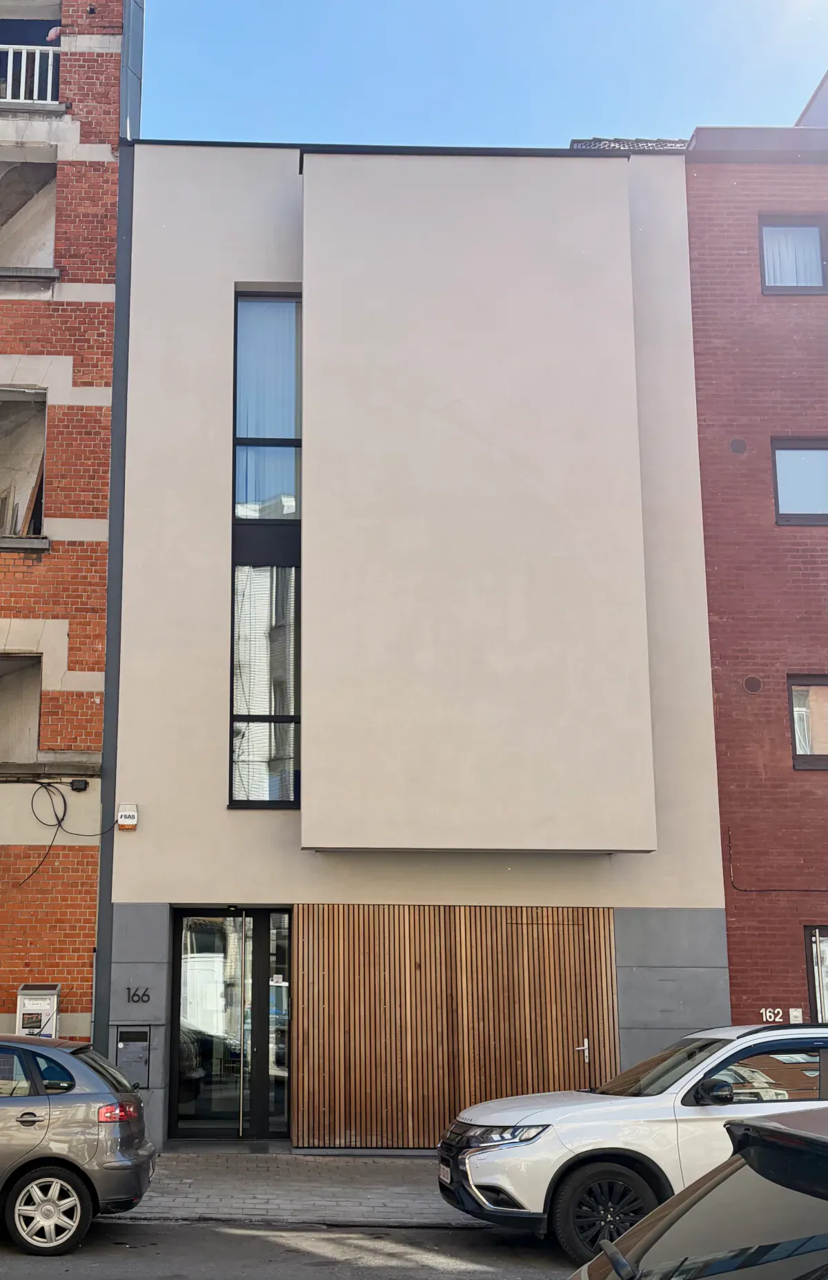 Façade du Centre Médical Mosaïque à Schaerbeek, cabinet de Priscilla de Halleux diététicienne-nutritionniste