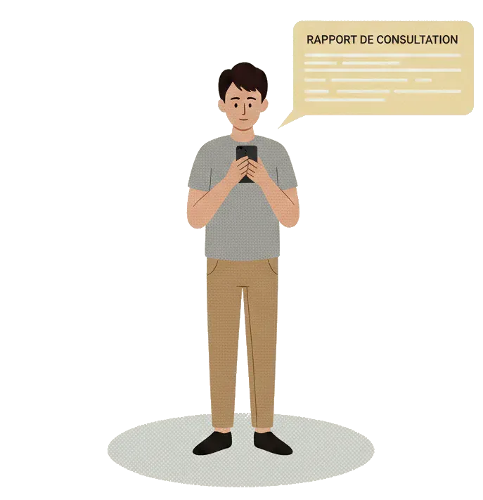 Rapport de consultation personnalisé